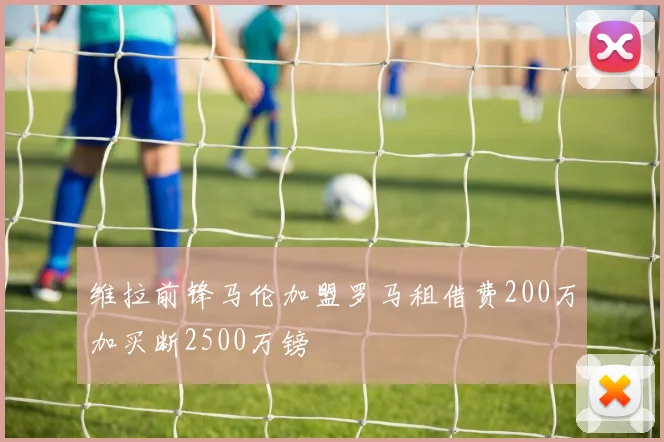 维拉前锋马伦加盟罗马租借费200万加买断2500万镑